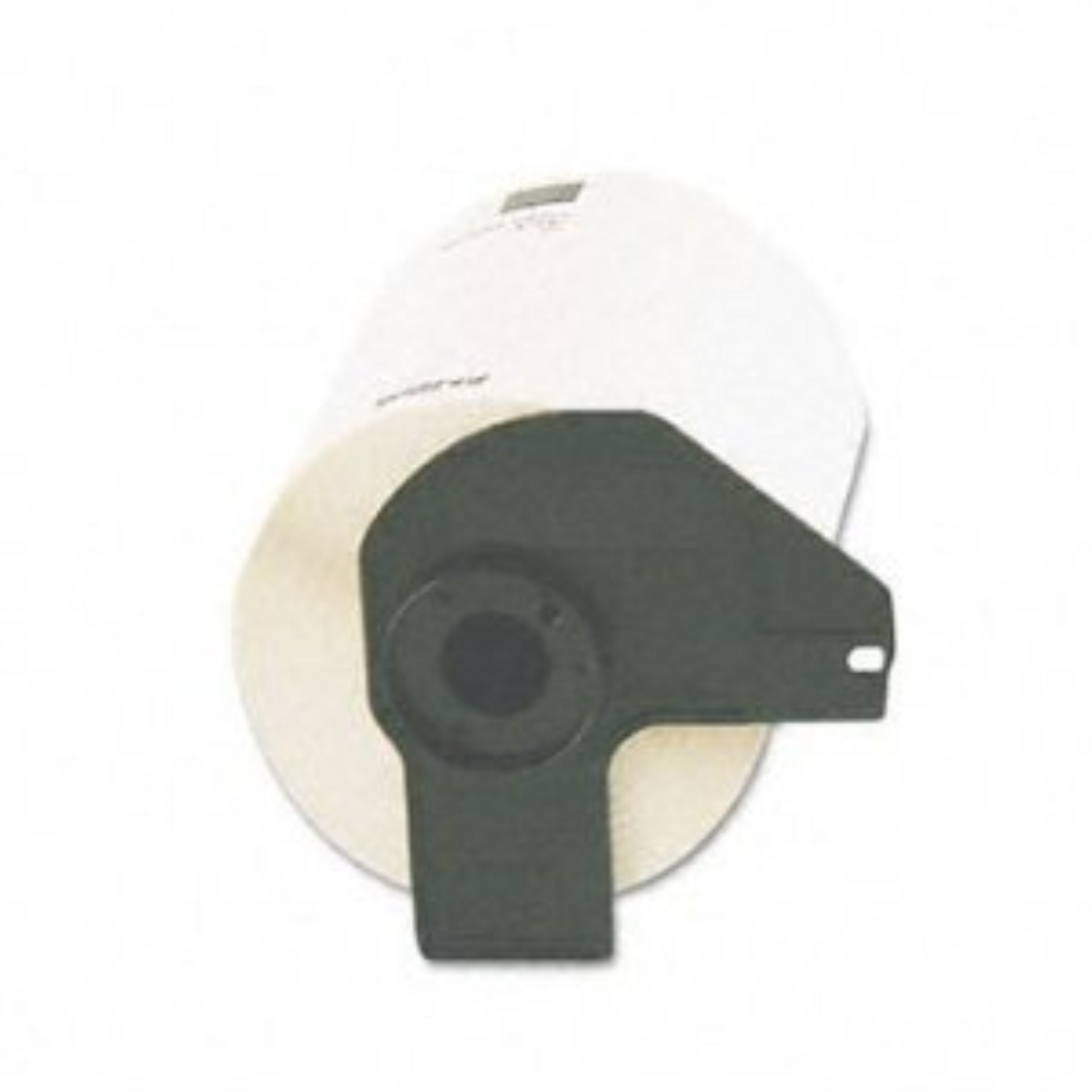 Brother DK-1241 Genuine 4x6 Shipping Labels 200-pack roll on a black spool.